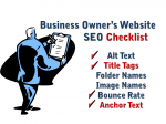 Internet Marketing Website SEO Checklist for Business Owners