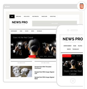News Pro Mobile Responsive-SEO Friendly-Web Site Theme