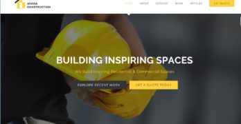 Construction WordPress Website Theme with Avada